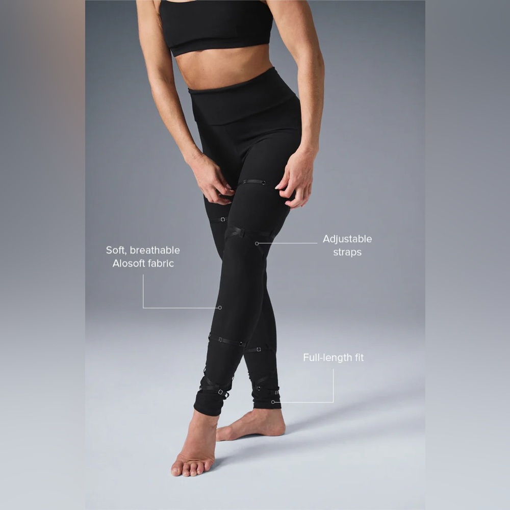 Alo Alosoft High-Waist Spotlight Legging Leggings S New - Picture 2 of 6